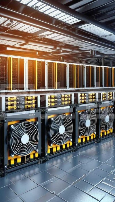 Mining farm with authorized machines running smoothly
